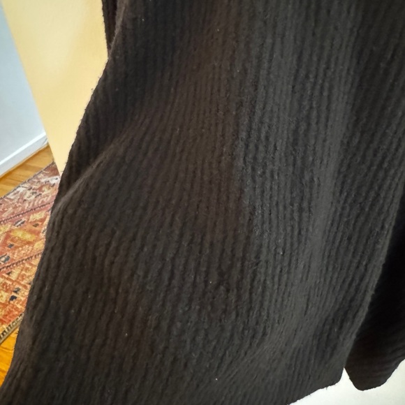 The Row Women's Black Ribbed Sweater - Picture 2 of 4